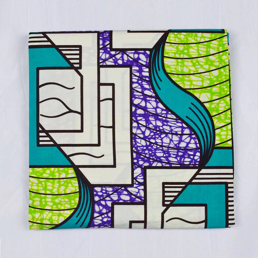 Ткань батиком в африканском стиле настоящий воск принт для хлопковое платье 2021