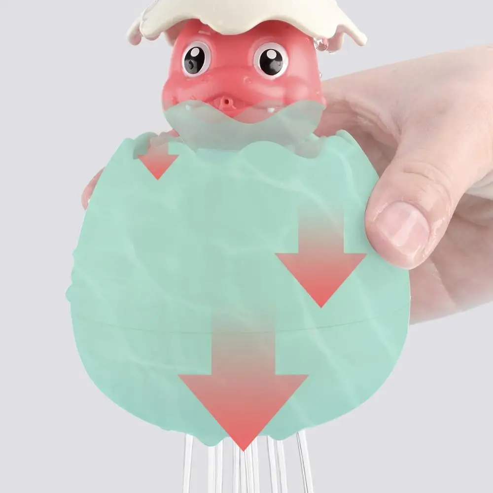 

Lovely Sprout Hatching Dinosaur Egg Floating Spraying Water Kids Shower Bath Toy