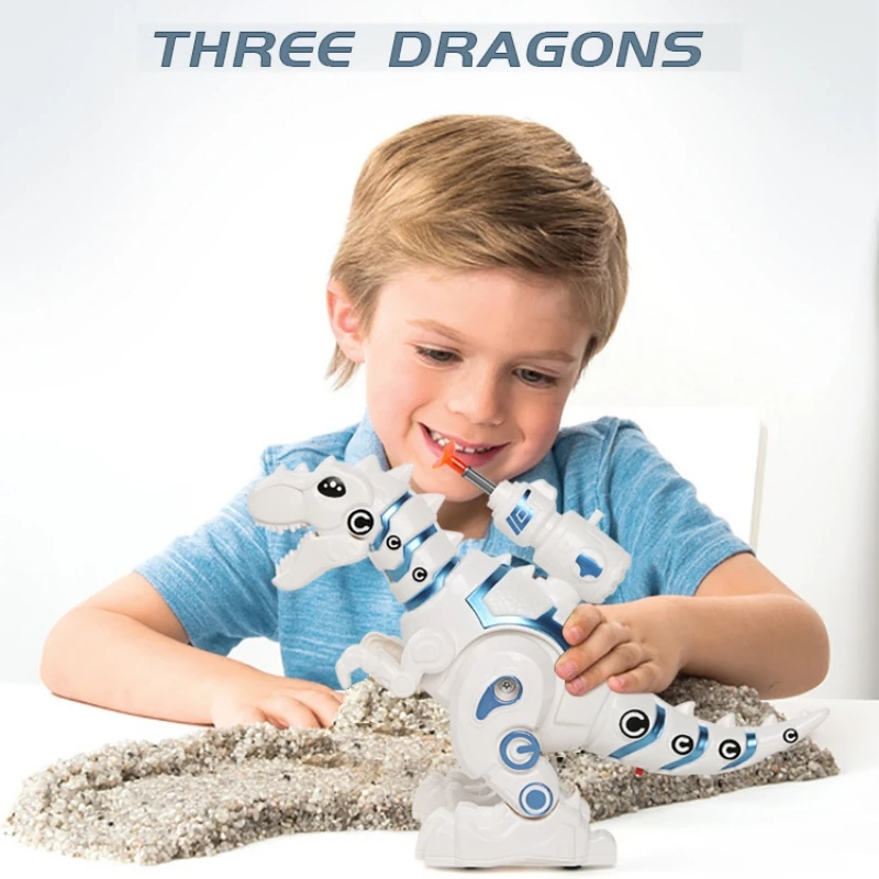 COOL! Newest kids ABS Remote Control Dinosaur Robot Action toys Intelligent Sounds Toys Walking Electronic Models | Игрушки и хобби
