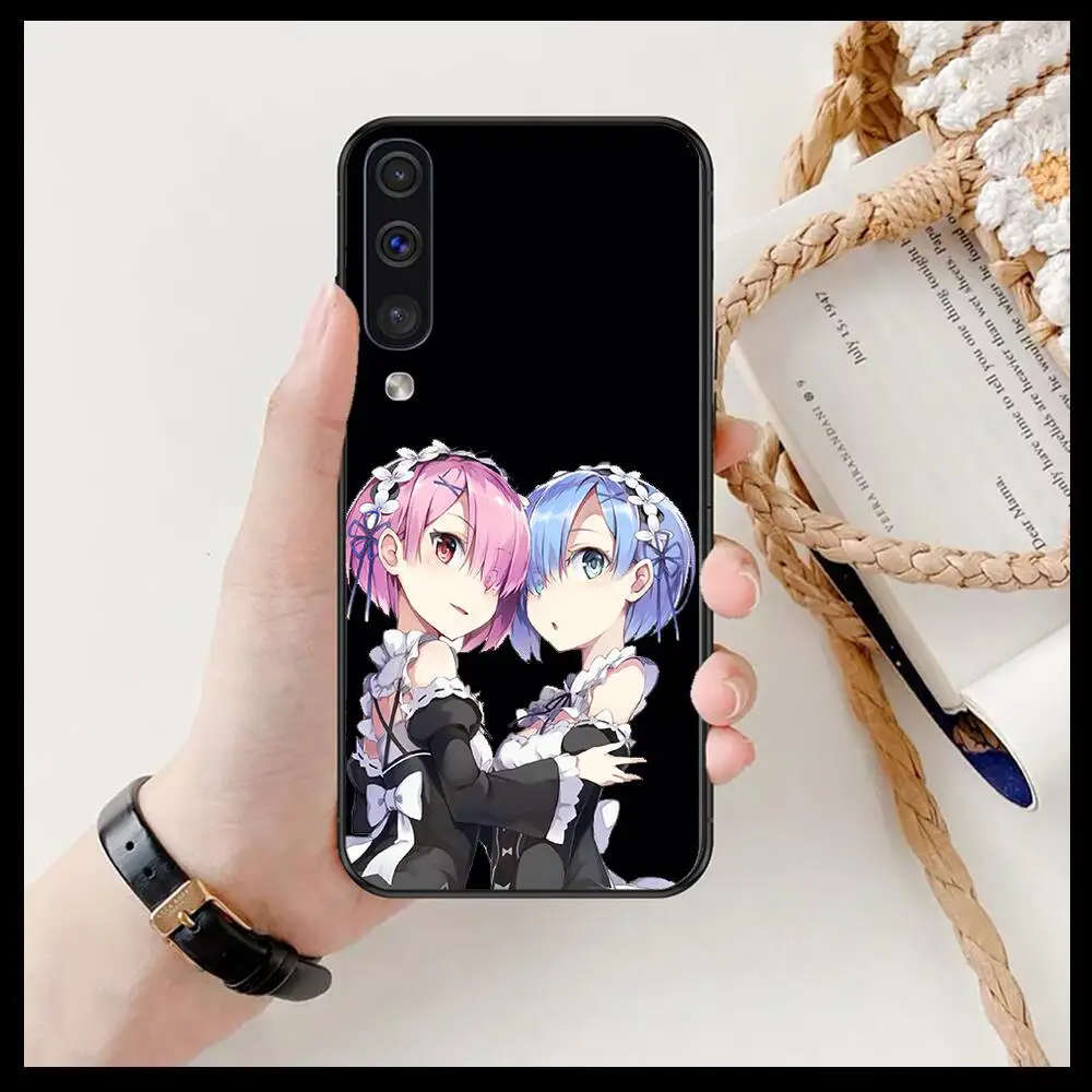 

Re Life in a different world from zero Phone cover hull For SamSung Galaxy S 8 9 10 20 S21 S30 Plus Edge E S20 fe 5G Lite Ultra