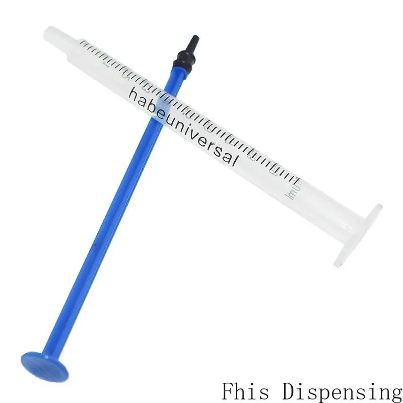 Blue 1ml/1cc Luer Slip Tip Syringe with Caps Without Needle for Pet Feeding and Industrial Use Pack of 10 | Дом и сад