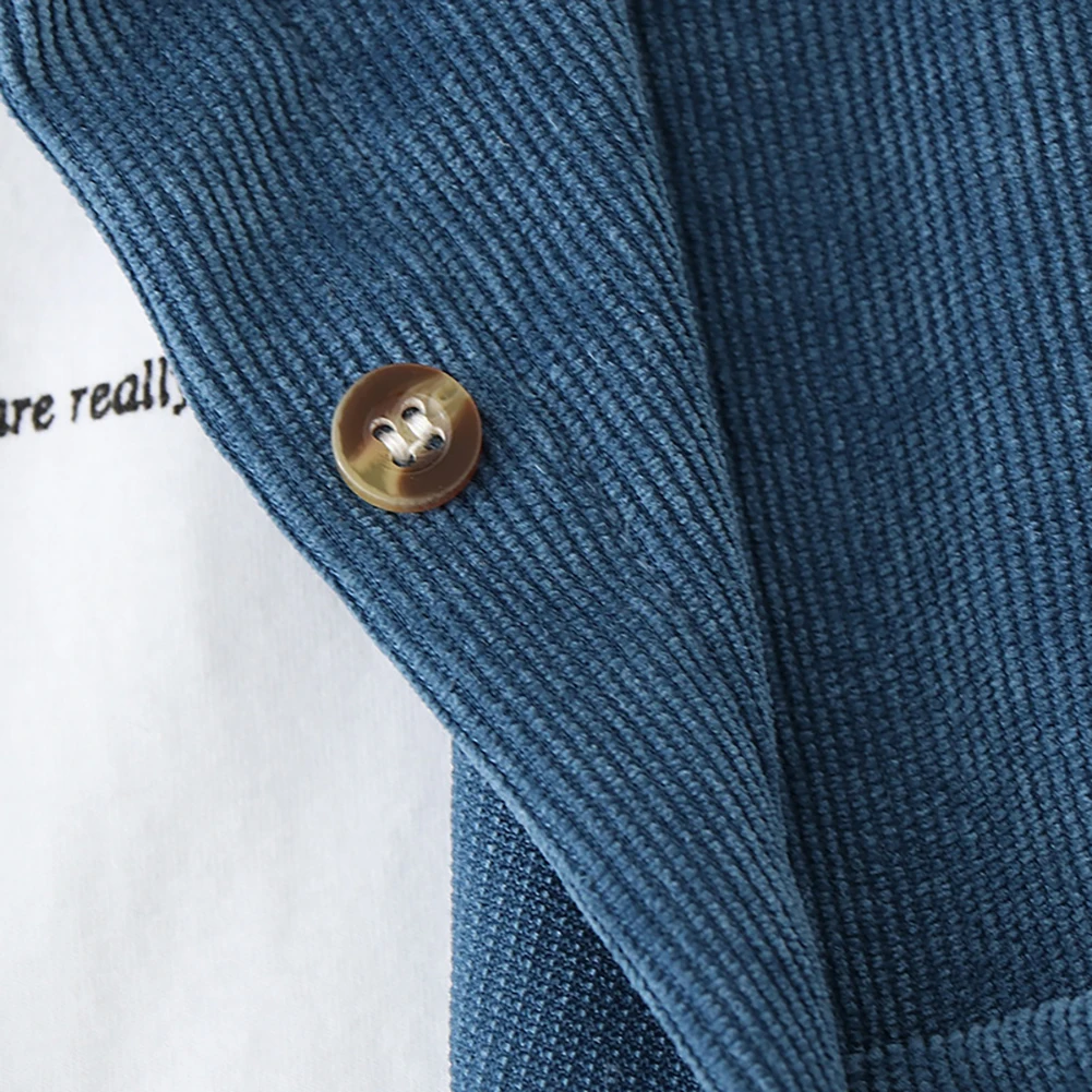 

Casual Corduroy Shirt Women Spring Autumn Loose Long Sleeve Lapel Shirts for Women Solid Color Corduroy Shirts Coat Femme Top