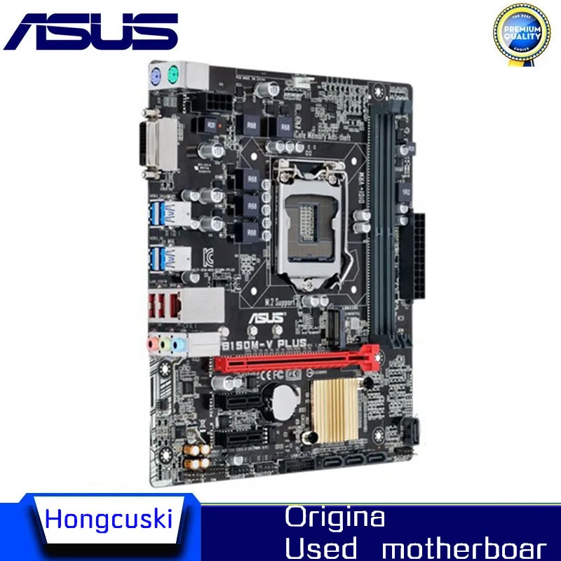 LGA 1151 For Intel B150 motherboard ASUS B150M-V PLUS Socket LGA1151 DDR4 SATA3 Desktop | Компьютеры и офис