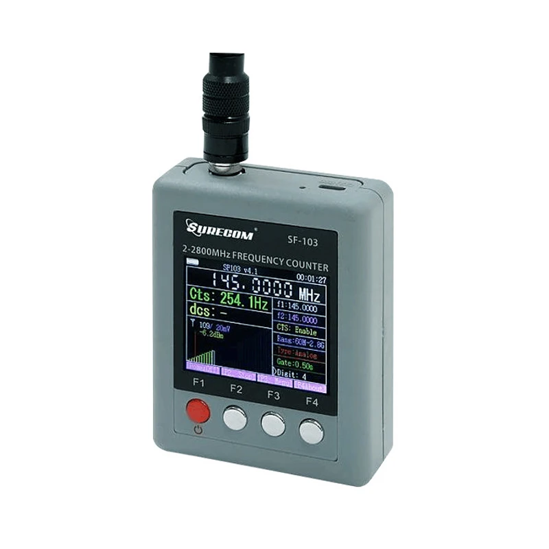 SURECOM Портативный счетчик частоты 2-го поколения 2 МГц ~ 8 ГГц SF103 для DMR и аналогового