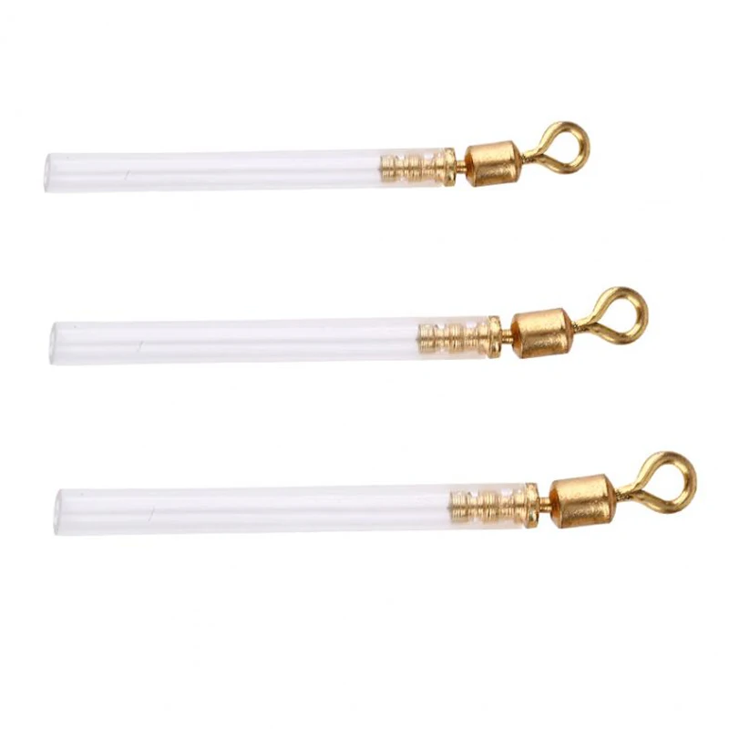 50 шт./лот новинка медная Вращающаяся головка для рыбалки с трубкой ротационный