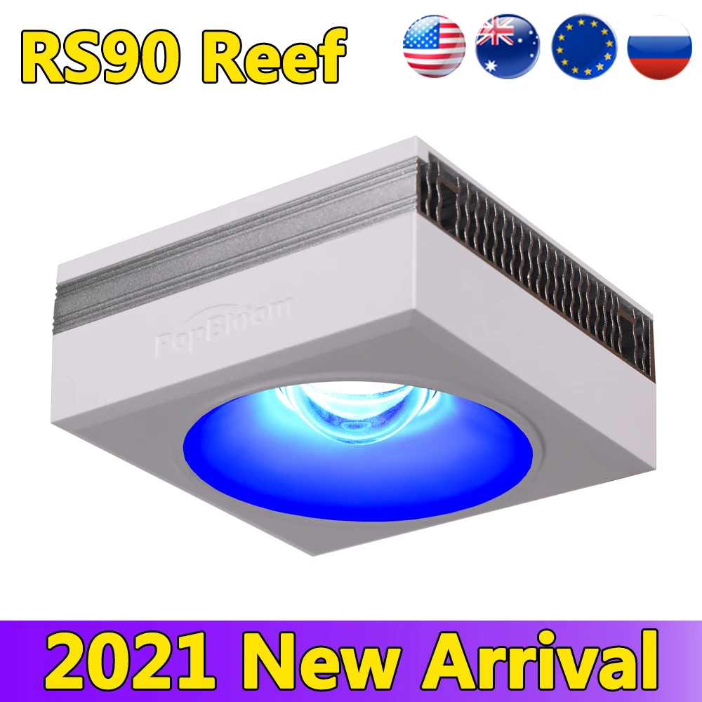 PopBloom-Luz Led de Acuario Marino, iluminaci&oacute;n de Acuario Marino, controlador inteligente-0