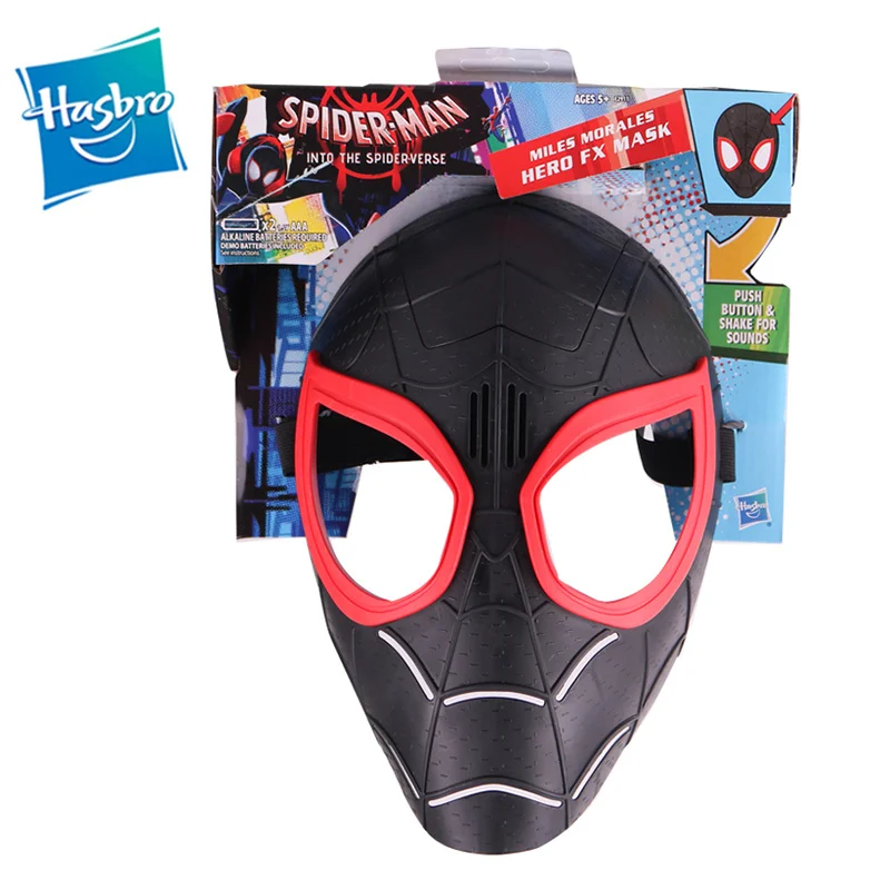 

Avengers Marvel Spider Man Mask Into The Spider-Verse Miles Morales Hero FX Mask Role-Playing Toys for Kids Halloween Gift E2911