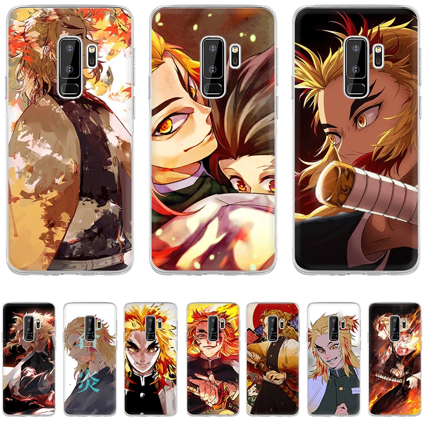 Чехол для телефона Samsung S3 S4 S5 S6 S7 S8 S9 S10E S10 Plus Note 8 9 M10 M20 M30 M40 крышка Rengoku Kyoujurou демон