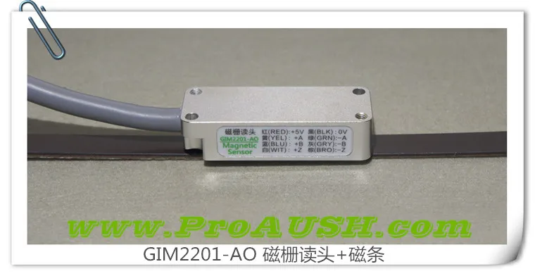 

gh precision magnetic grid ruler|0.5um|GIM1105 reading head|1+1 magnetic grating strip |Round magnet ring|grating ruler scale
