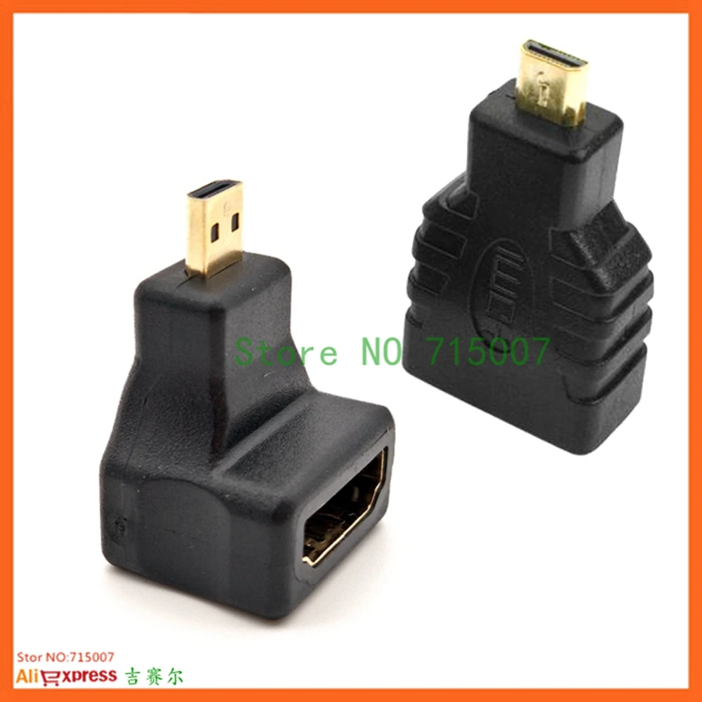 Кабель преобразователь Micro HDMI совместимый с переходник Type D папа Мама типа А для