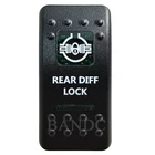 Задний замком DIFF крышка переключателя коромысел Кепки зелёное окно с надписью для автомобилей, лодок, грузовиков, Лиги генератора сигналов произвольной формы крышка Кепки только! Водонепроницаемый