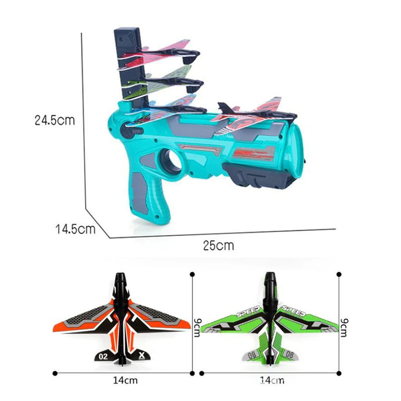 

Airplane Launcher Bubble Catapult Plane Toy Airplane Toys for Kids plane Catapult Gun Shooting Game Toys Outdoor Sport Toys