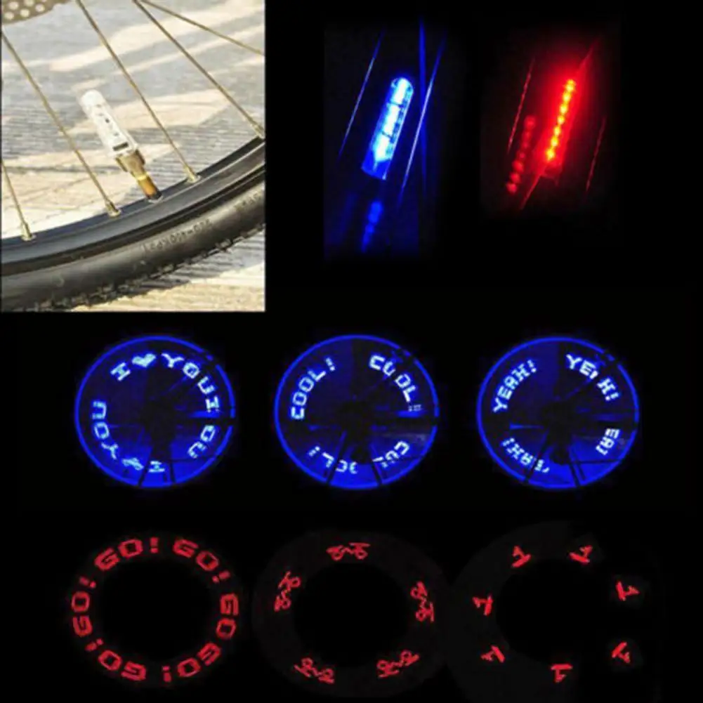 

Светильник ПА с надписью на английском языке, клапан колеса, ABS, велосипедная лампа светильник велосипеда, Аксессуары для велосипеда