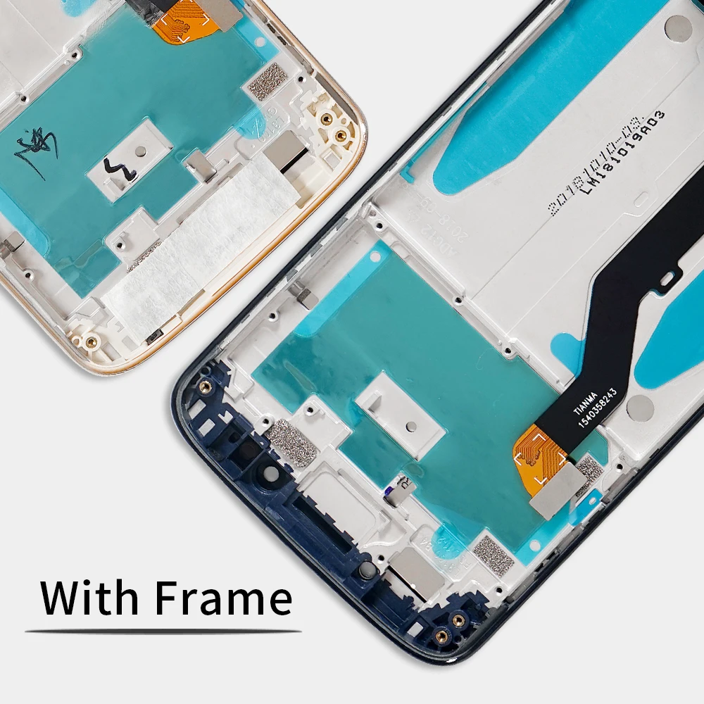 5 7 &quotдля Motorola Moto E5 XT1944 2 LCD дисплей дигитайзер сенсорный экран с рамкой в сборе для