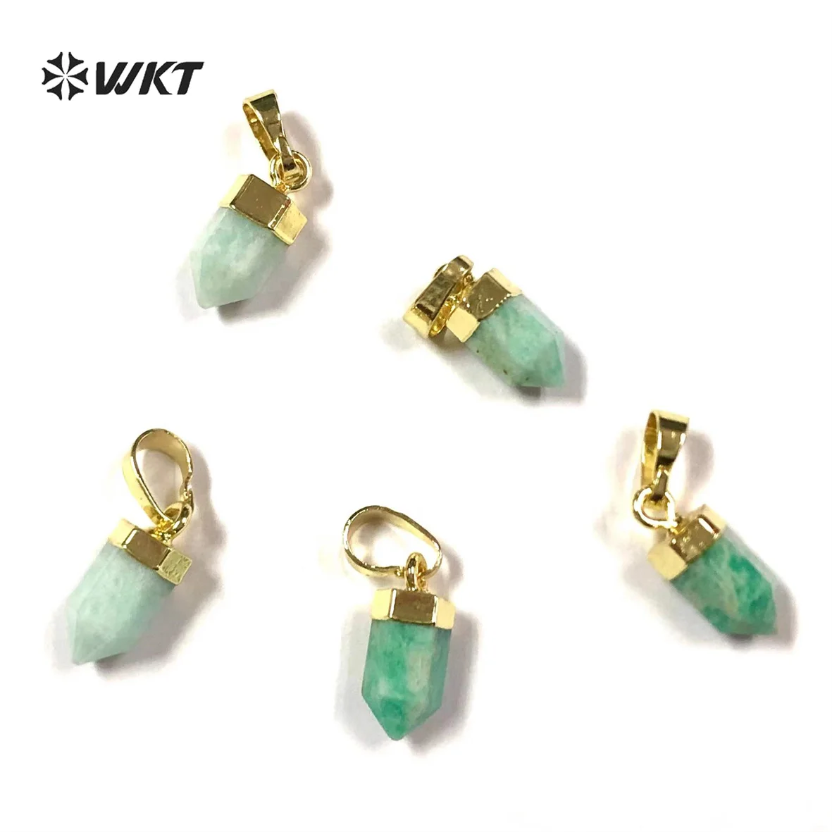 Подвески из амазонита WKT