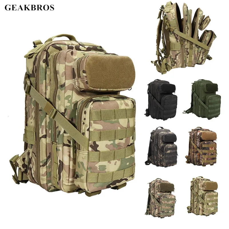 

30L Army Military Tactical Backpack 1000D Polyester 3P Softback Outdoor Waterproof Rucksack Men Hiking Camping Hunting Bags