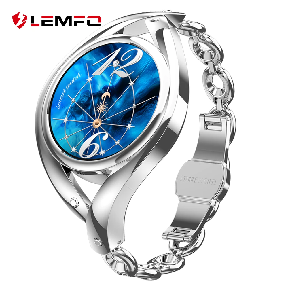LEMFO LEM1995 Смарт часы для женщин 1 09 дюймов DIY циферблата часов монитор сердечного