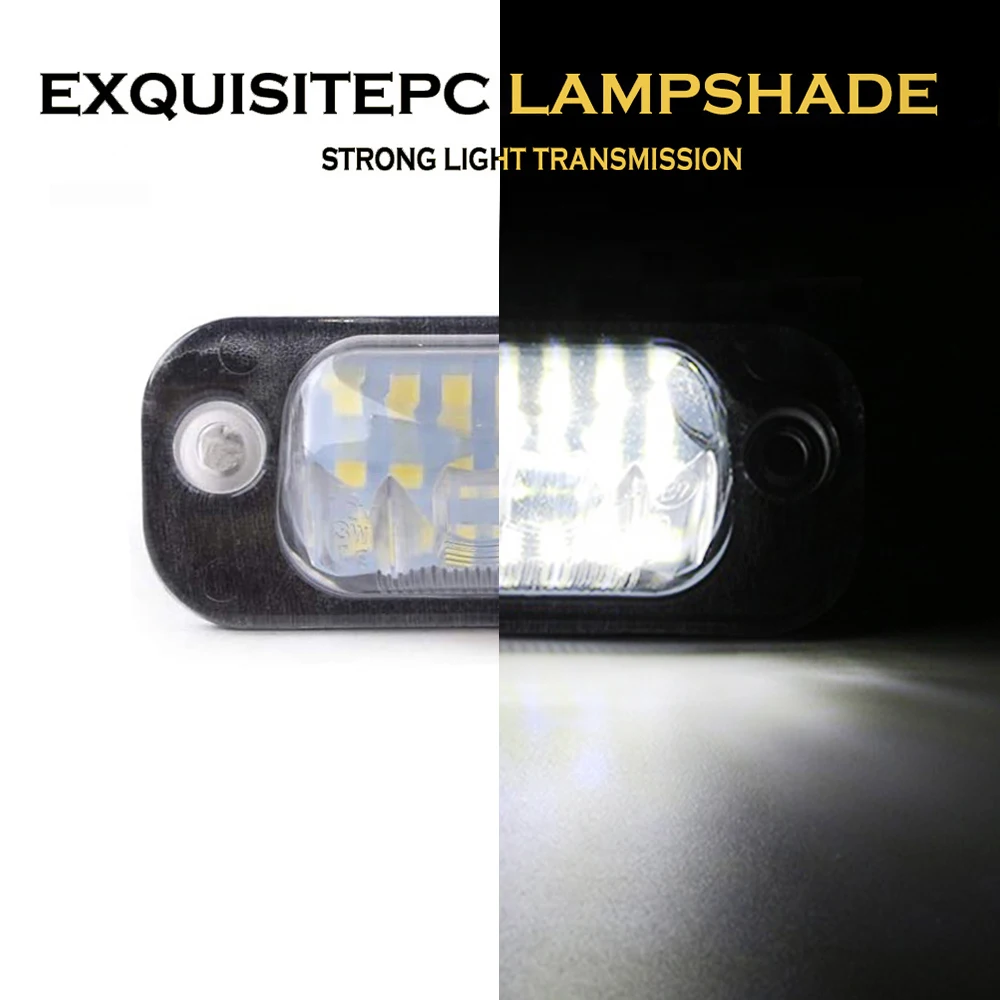 2 шт. белые светодиодный ные подсветки номерного знака для VW Golf Mk3 Polo 3 Classic голоса