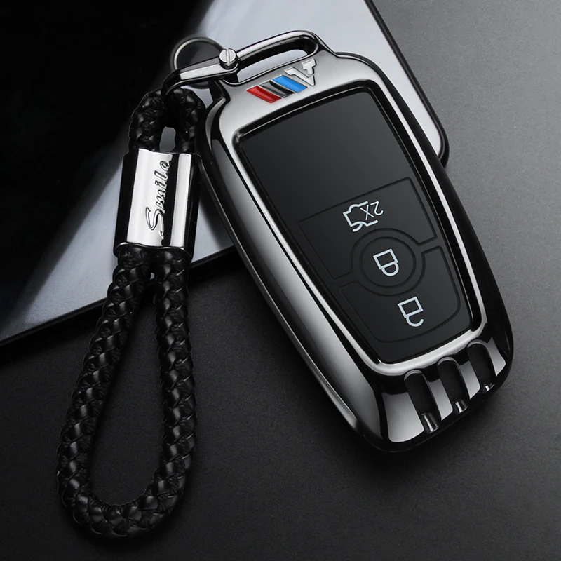 

For Ford Kuga Escape Focus Mondeo Escort Ecosport high-grade zinc alloy car key case car keychain car key bag