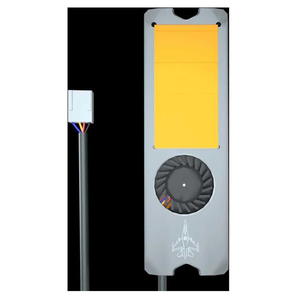 JEYI теплоотвод охлаждающий вентилятор с контролем температуры M.2 SSD твердотельный