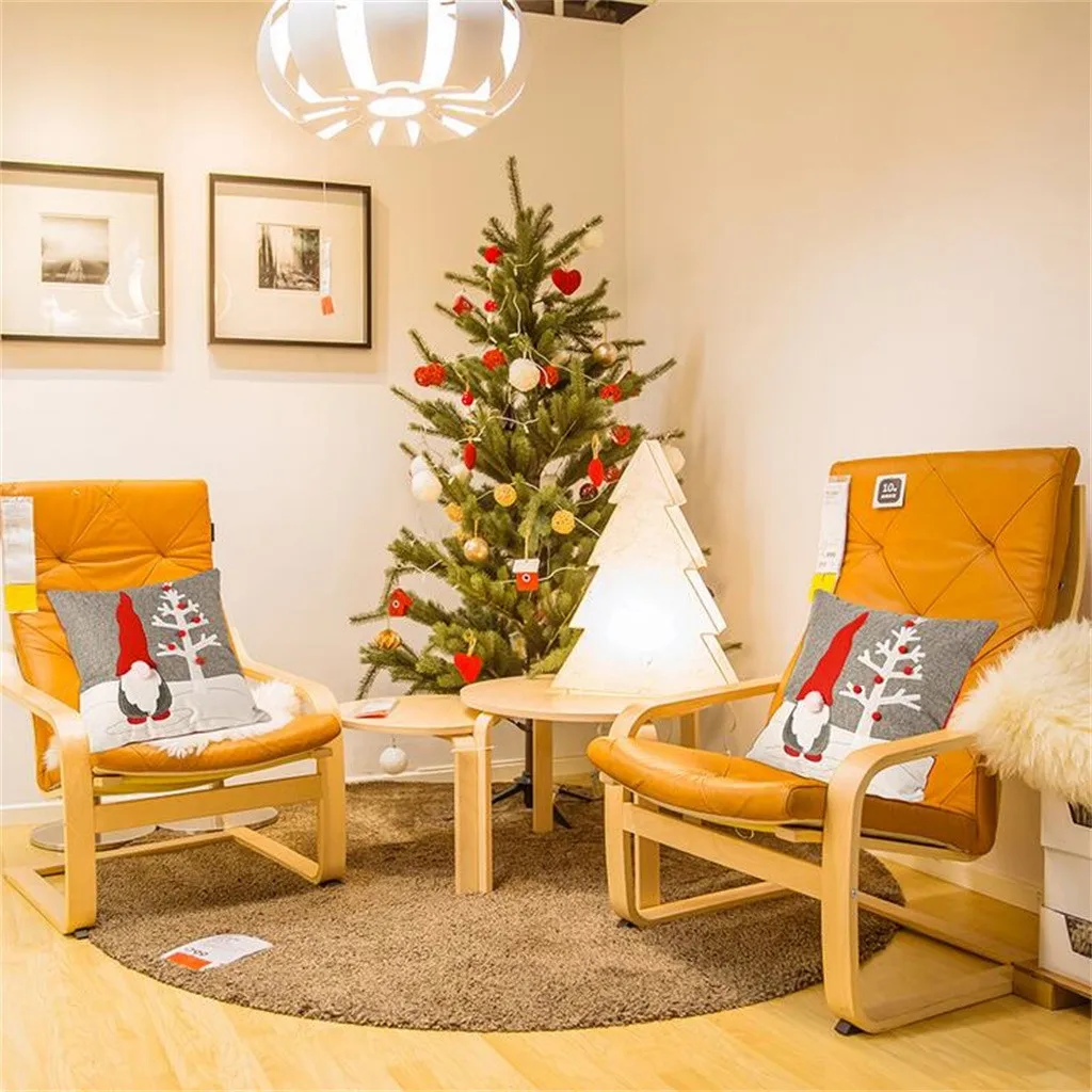 

Christmas ornament faceless doll tree pillowcase cartoon pillowcase Christmas Cushion DecorationS Suitable For Family Gathering