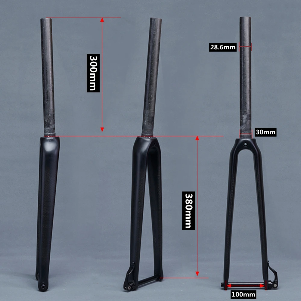 Велосипедная шоссейная вилка передняя из углеродного волокна запчасти для