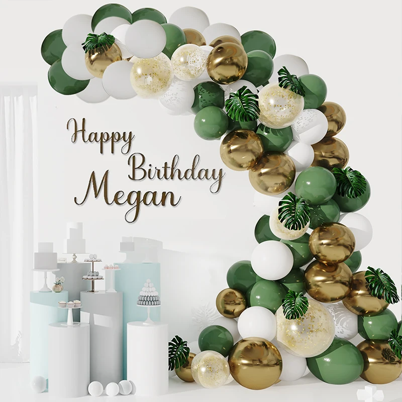 Набор декоративных украшений для свадьбы Рождества латексных шаров золотые шары