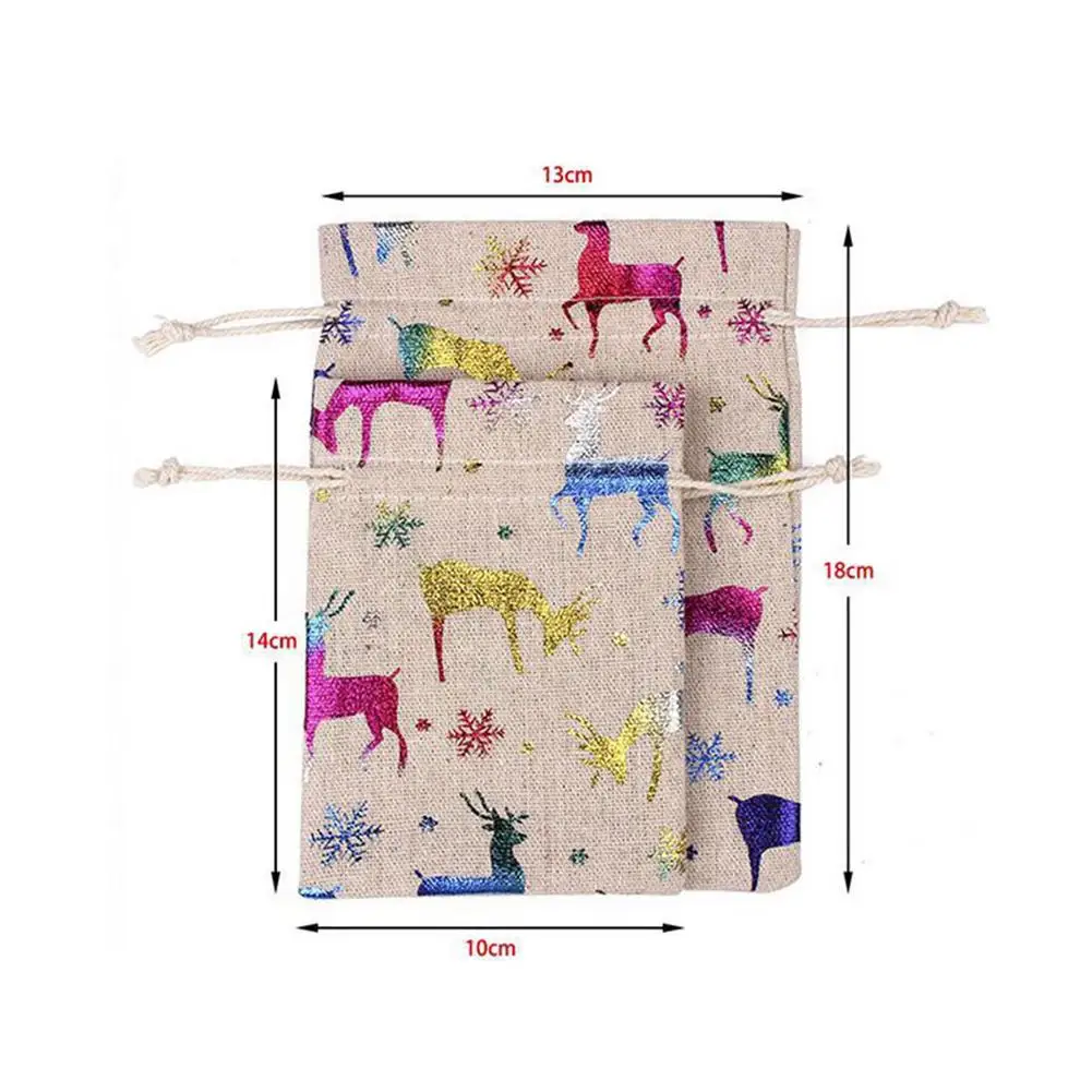 Рождественский обратный отсчет конфеты с чехлом UV FLD CPL DIY цифры мешок