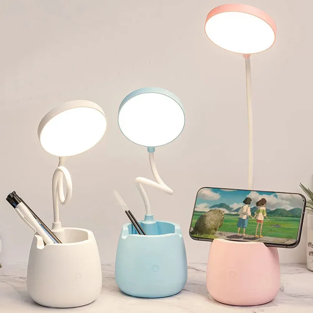 

Table Lamp Eye Protection Learning Lamp LED Rechargeable Plug-in Student Dormitory Artifact Children's Bedroom Bedside Lamp