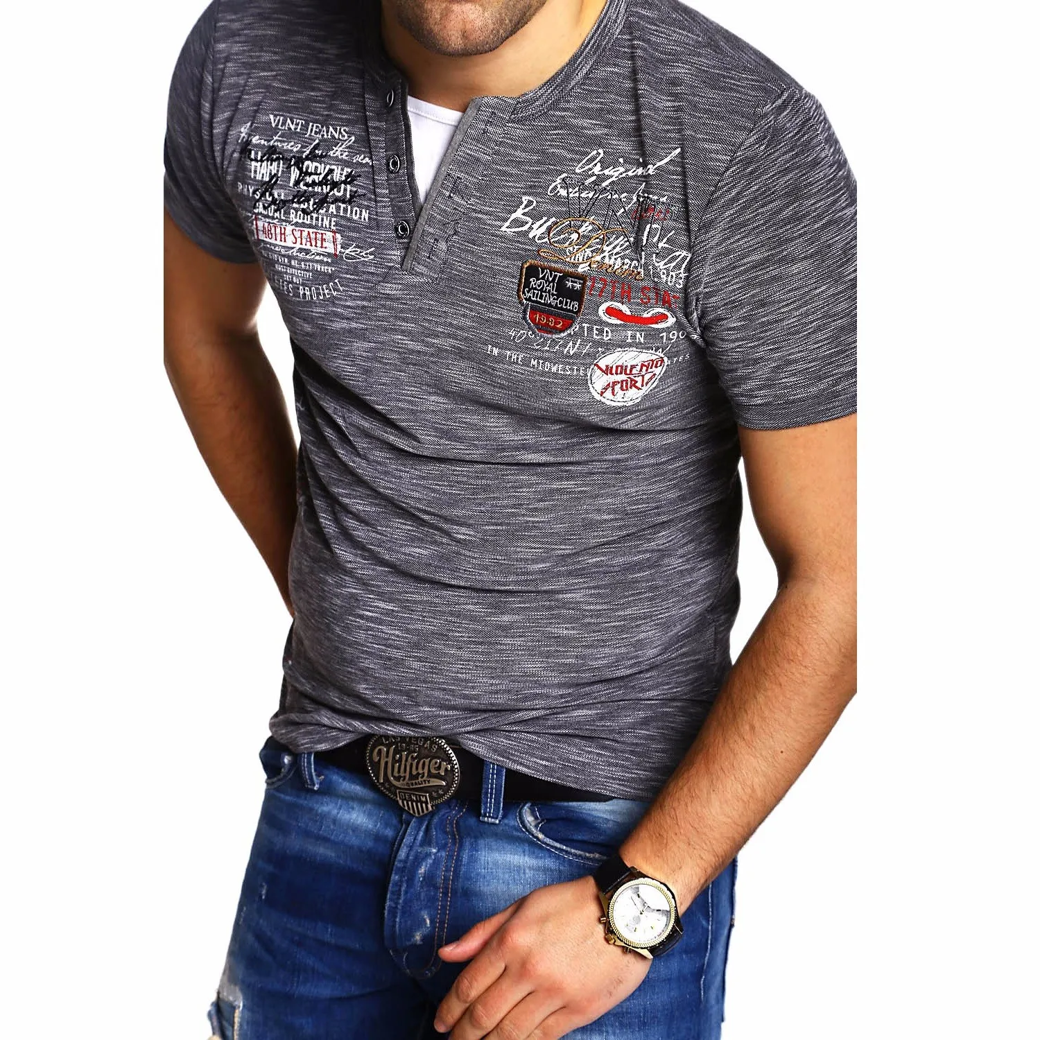 

Men's Short-Sleeved T-Shirt 2021 Summer Men's Printed Short-Sleeved T-Shirt Tops for Men