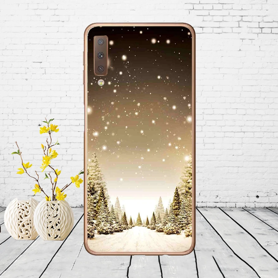 Чехол для samsung Galaxy A7 силиконовый чехол для телефона с принтом чехол-накладка на заднюю крышку для samsung A7 A750 A750F 6,0 дюймов - Цвет: K54