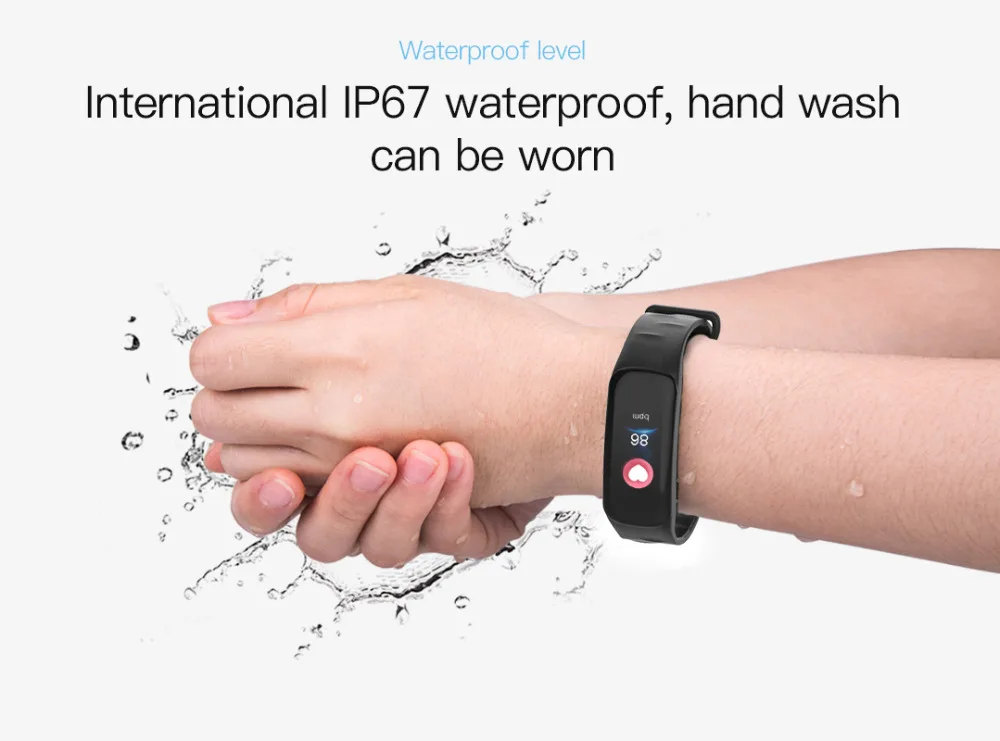 Wearpai C1Plus, умные часы, кровяное давление, фитнес-трекер, пульсометр, умный браслет, черные мужские часы для спорта, альпинизма