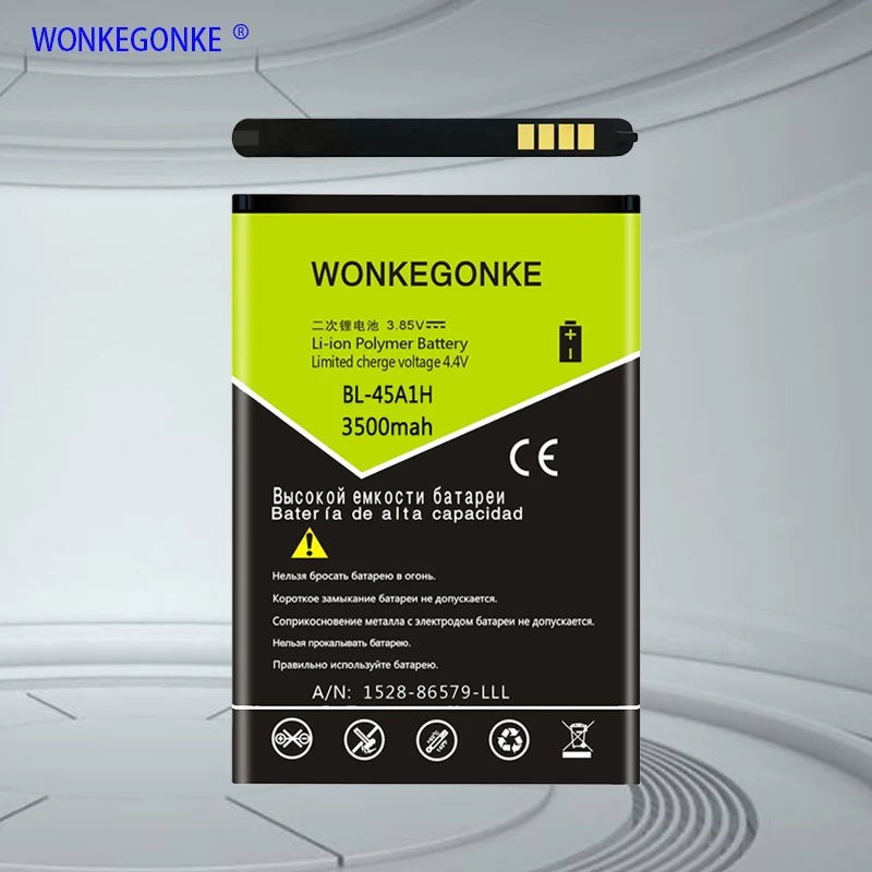 WONKEGONKE BL 45A1H BL45A1H Аккумулятор для LG K10 F670L F670K F670S F670 K420N LTE Q10 K420 мобильный телефон