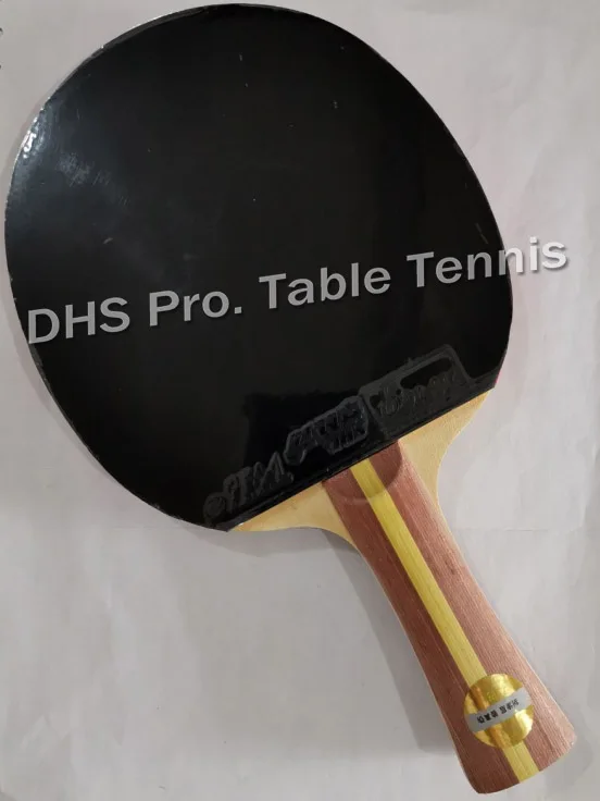

DHS 2002 Shakehand Table Tennis PingPong Racket with a Free Case Long handle Shakehand FL