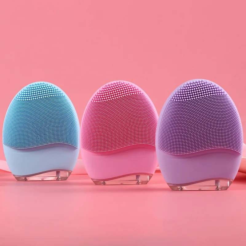 USB зарядка щетка для очистки лица мини электрическая Массажная стиральная машина