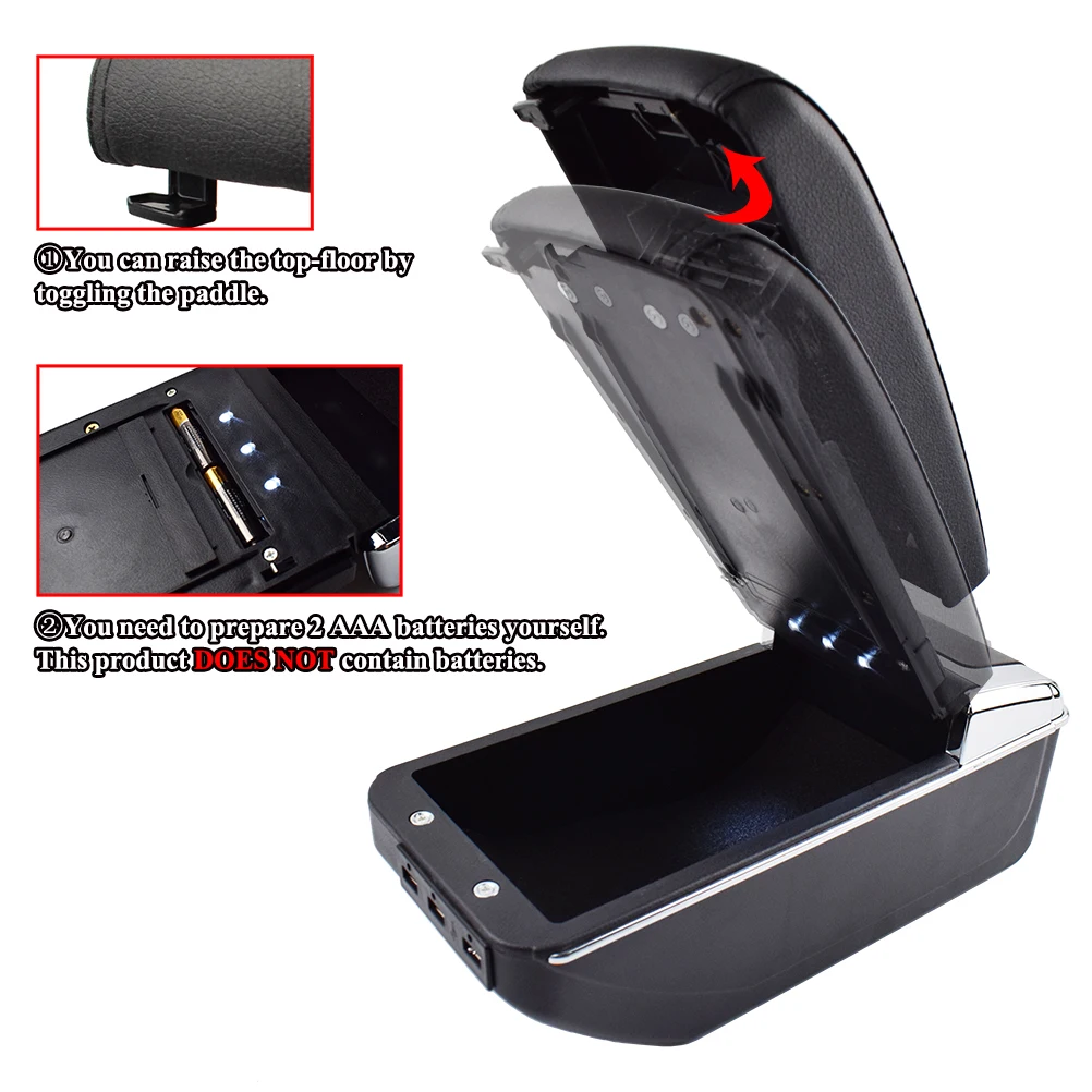 Универсальный подстаканник для автомобиля удобный контейнер хранения черный