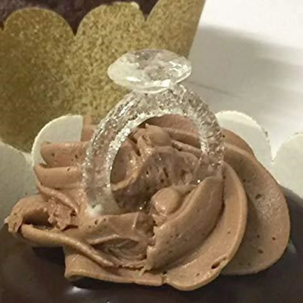 WOWCC12 отверстия АЛМАЗНОЕ КОЛЬЦО французский десертный лоток силиконовая форма