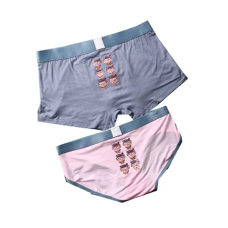 Новинка распродажа пара трусов модальное нижнее белье с принтом мужское боксеры