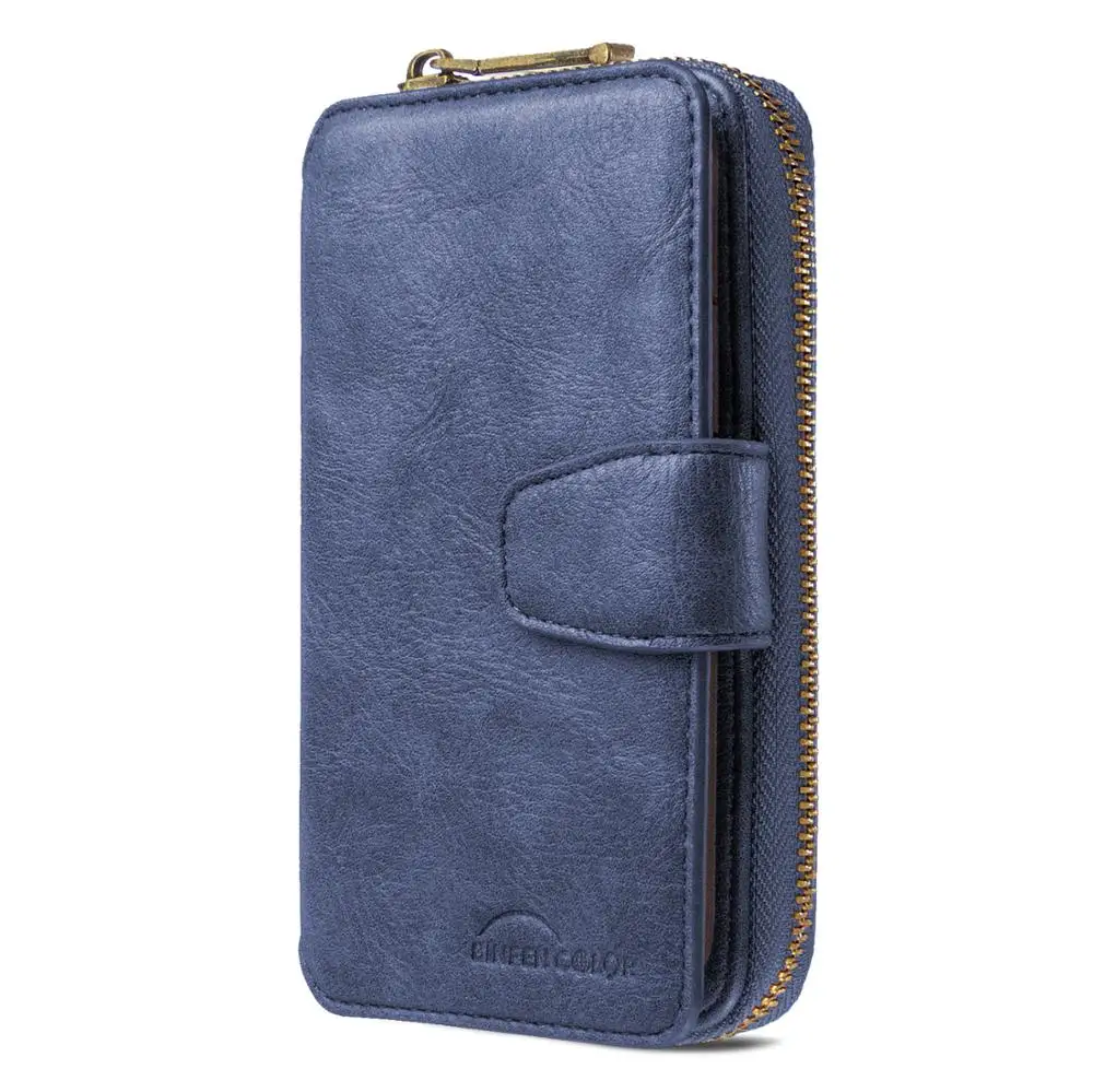 

Luxury Multiple Slots Case For Xiaomi Redmi 7A Zipper Wallet Card Bags Xiomi Red MI 7 A Cover Women Man Universal Redmi7A Cases
