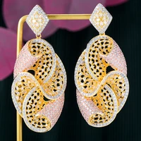 missvikki original luxury charm %d1%81%d0%b5%d1%80%d1%8c%d0%b3%d0%b8 pendant earrings full mirco paved cubic zircon cz for women wedding earrings jewelry