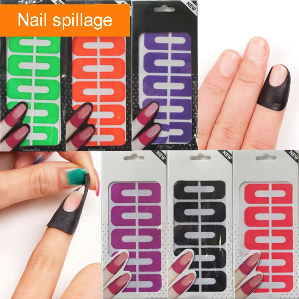1 шт. эластичная отшелушивающая лента для ногтей красящий лак Защита DIY штампы