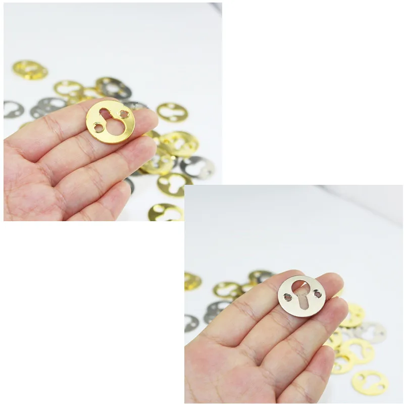 1PC Round Hanging Picture oil Painting Mirror Frame Hooks Hangers With Screws Bronze Tone Silver Golden 25mm | Обустройство дома