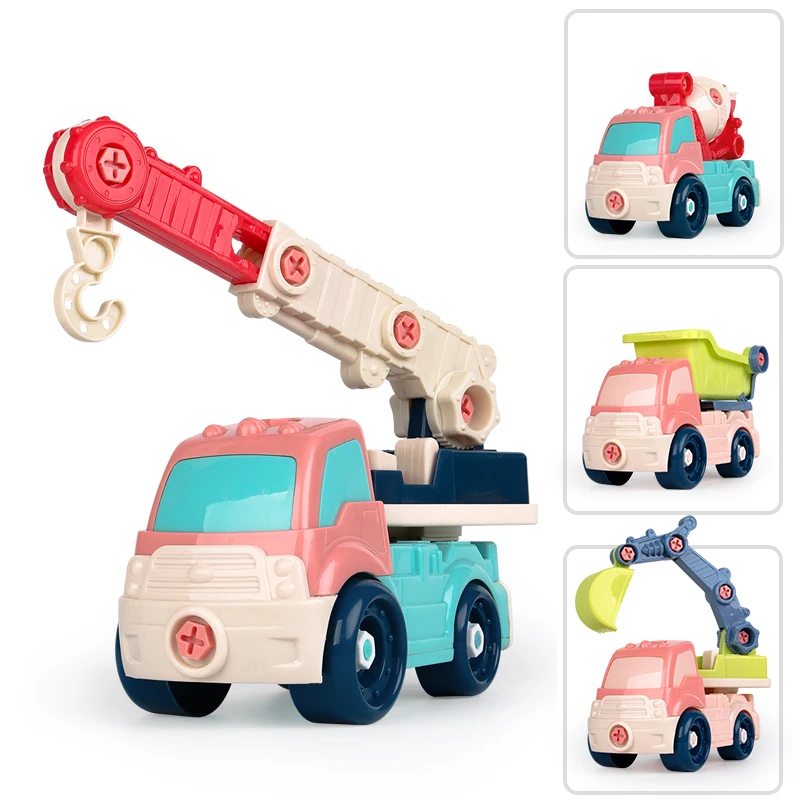 Детские автомобильные игрушки Разборка DIY сборка гайка Строительные Инструменты