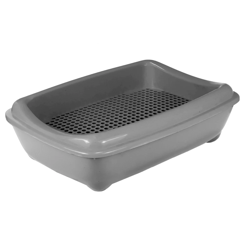 Туалет лоток для кошек с рамкой-сеткой PetTails глубокий (под наполнитель) 43*30*12см |