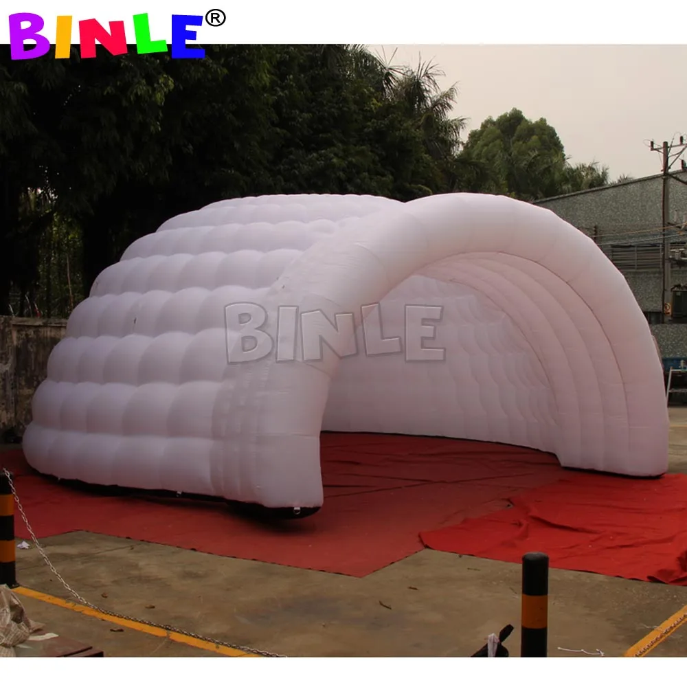 Led Lighting Modual 8m Giant Inflatable Dome Tent For Event 