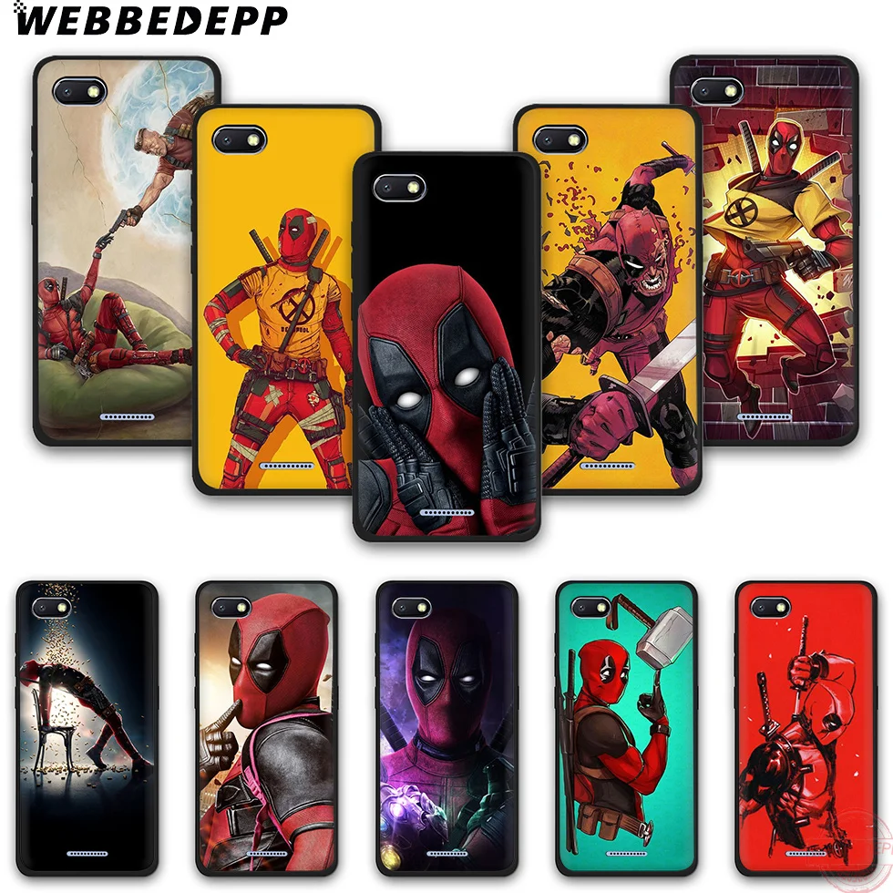 WEBBEDEPP фильма Дэдпул Рубашки модные чехлы для мобильного телефона из мягкого