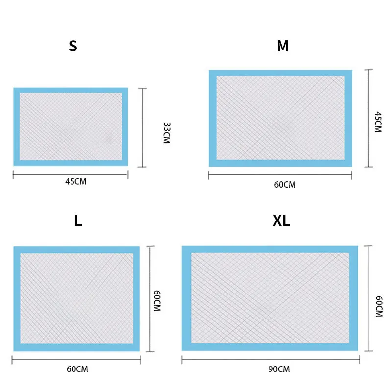 

Pet Dog Diapers Pad Absorbent Leakfree Disposable Training Pee Mats For Puppy Cat Healthy Cleaning Pets Quick Dry Diaper Pads