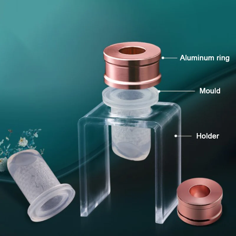 3 шт./компл. силиконовая форма для губной помады алюминиевое кольцо держатель DIY