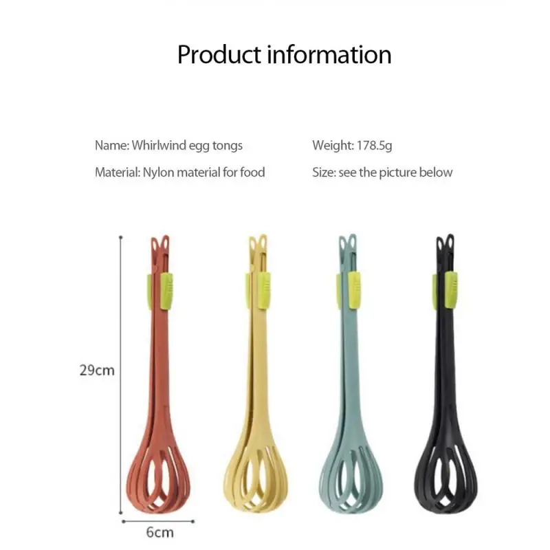 

Kitchen Multifunctional Nylon Whisk Gadgets Egg Creative Baking Food Clip Manual Salad Stirring Stick Cream Whisk Tool Wholesale