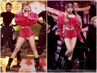 korea lisa jazz dance puff sleeve t shirt tops lady kpop stage costume outfits hip hop street slim red shorts women 2 piece sets